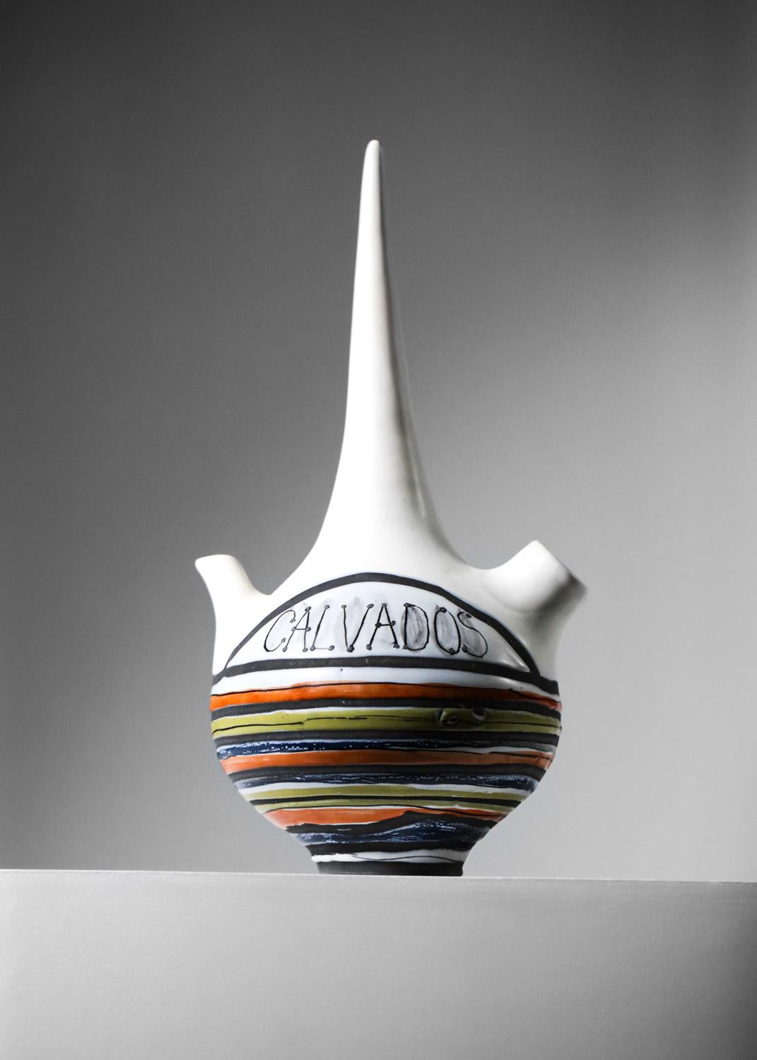 White ceramic pitcher 