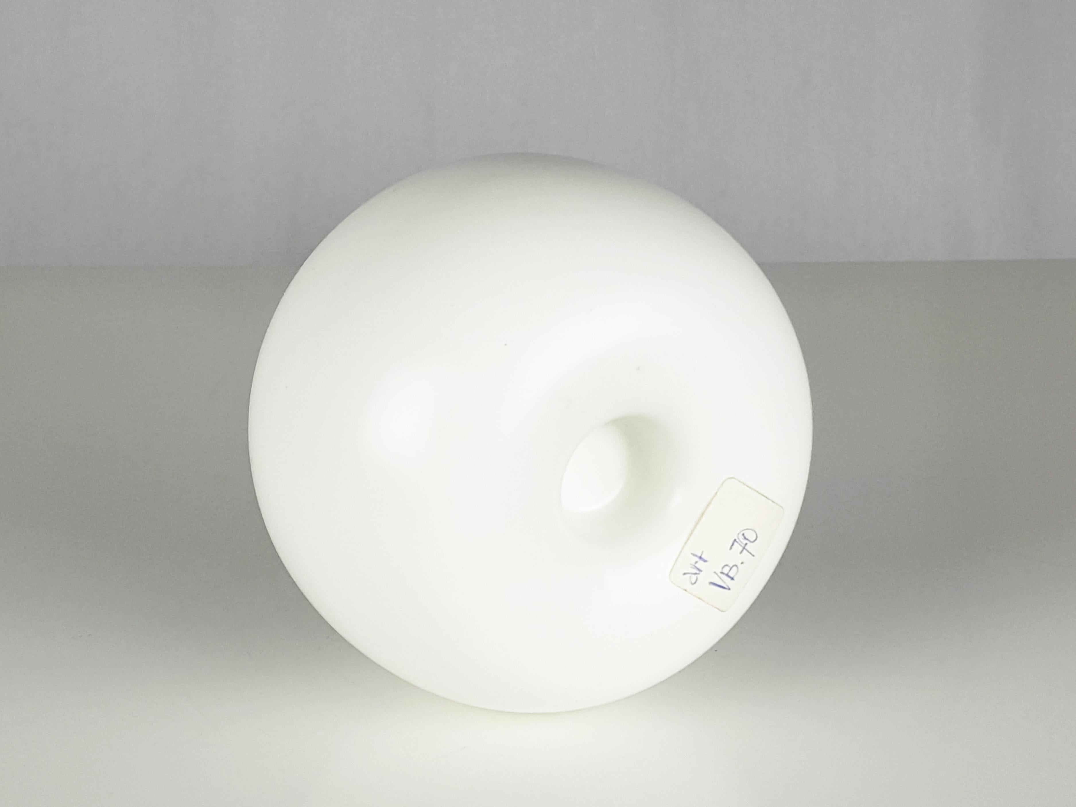 Weiße Keramikskulptur „Bombolo“ in Weiß von Ambrogio Pozzi für Ceram, 70-1 im Angebot 3