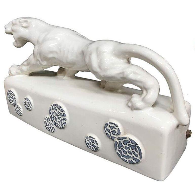 Mid-Century Modern White Ceramic 