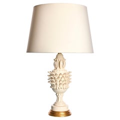 White Ceramic Table Lamp, Bondia for Nordiska Kompaniet, Valecia, Spain