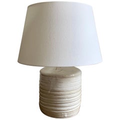 White Ceramic Table Lamp, Finland