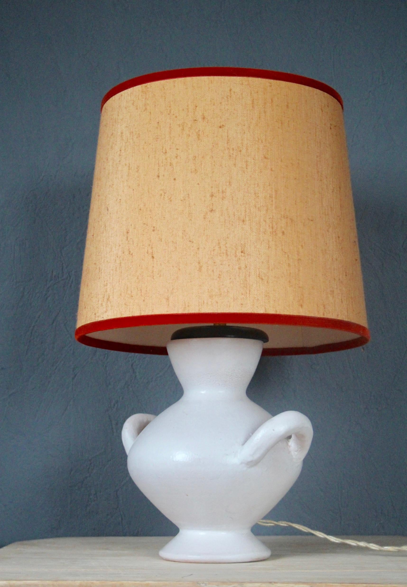 White Ceramic Table Lamp 5