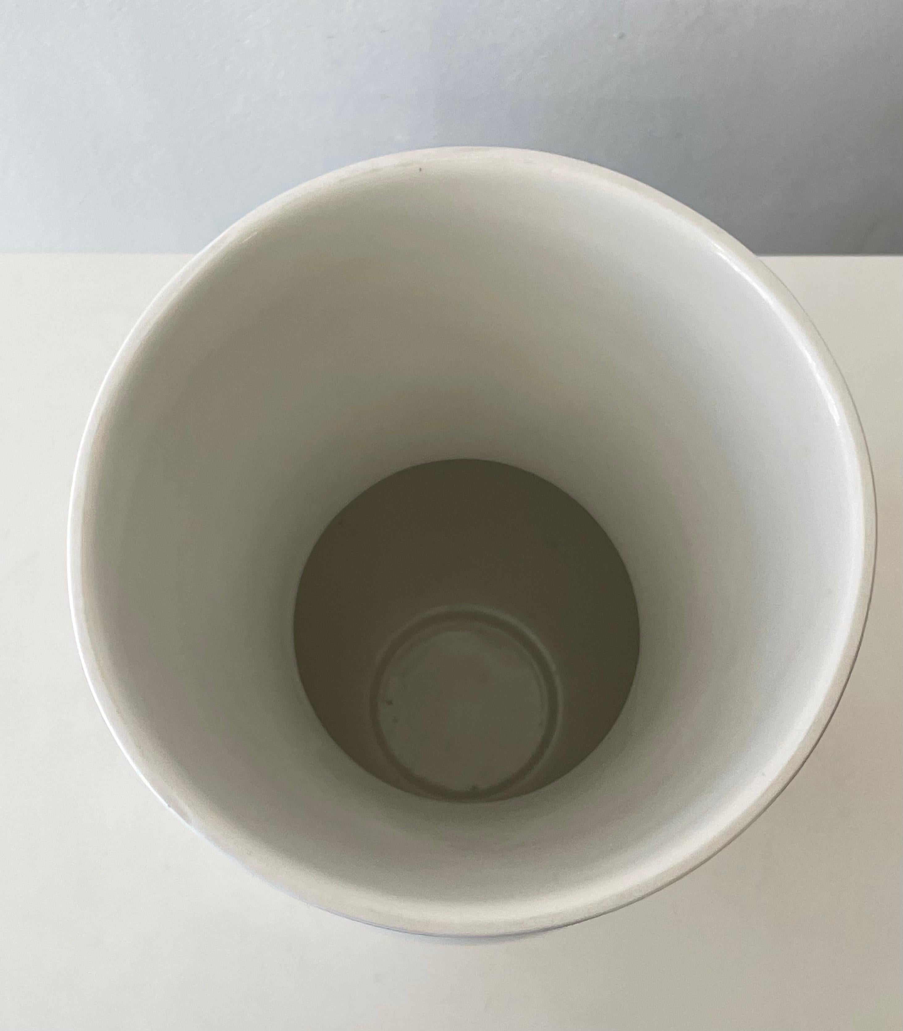 White Ceramic Vase by Marianne Brandt, Germany, Bauhaus, 1920s 3
