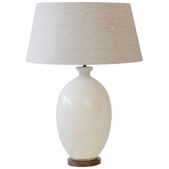 White Ceramic Vase Lamp