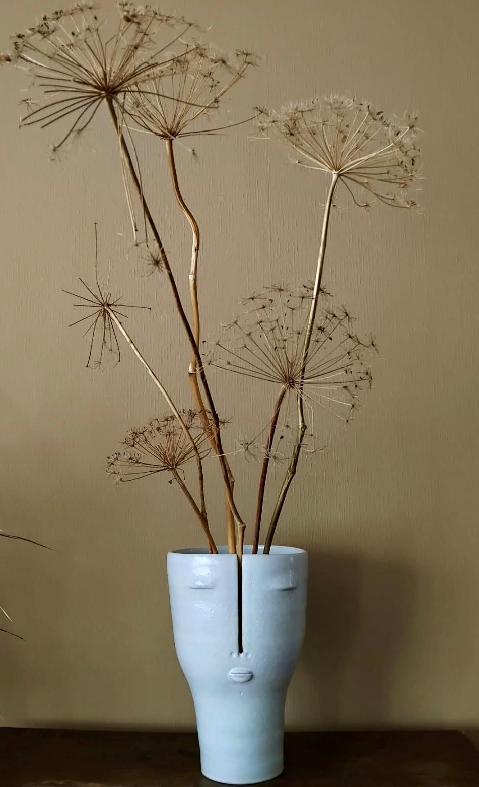 Céramique Vase en céramique blanche 