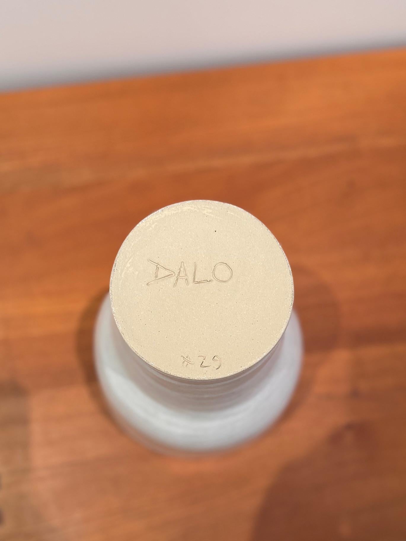 Vase en céramique blanche 