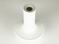 White Ceramic "Vaso a 3 stadi" Sculpture Vase by Ambrogio Pozzi for Ceram, 1967