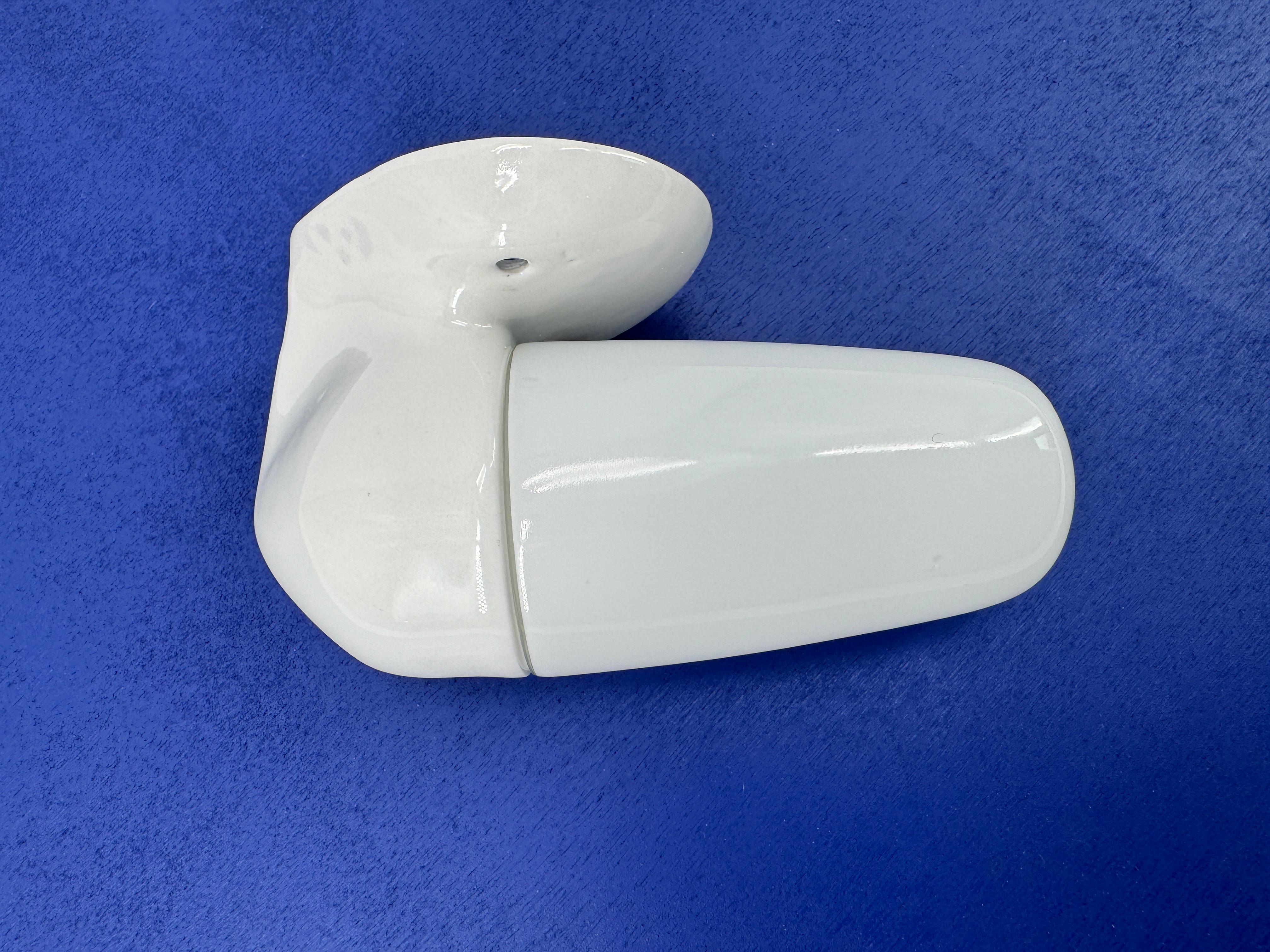 Lampe murale en céramique blanche par Wilhelm Wagenfeld pour Lindner des années 1950 en vente 7