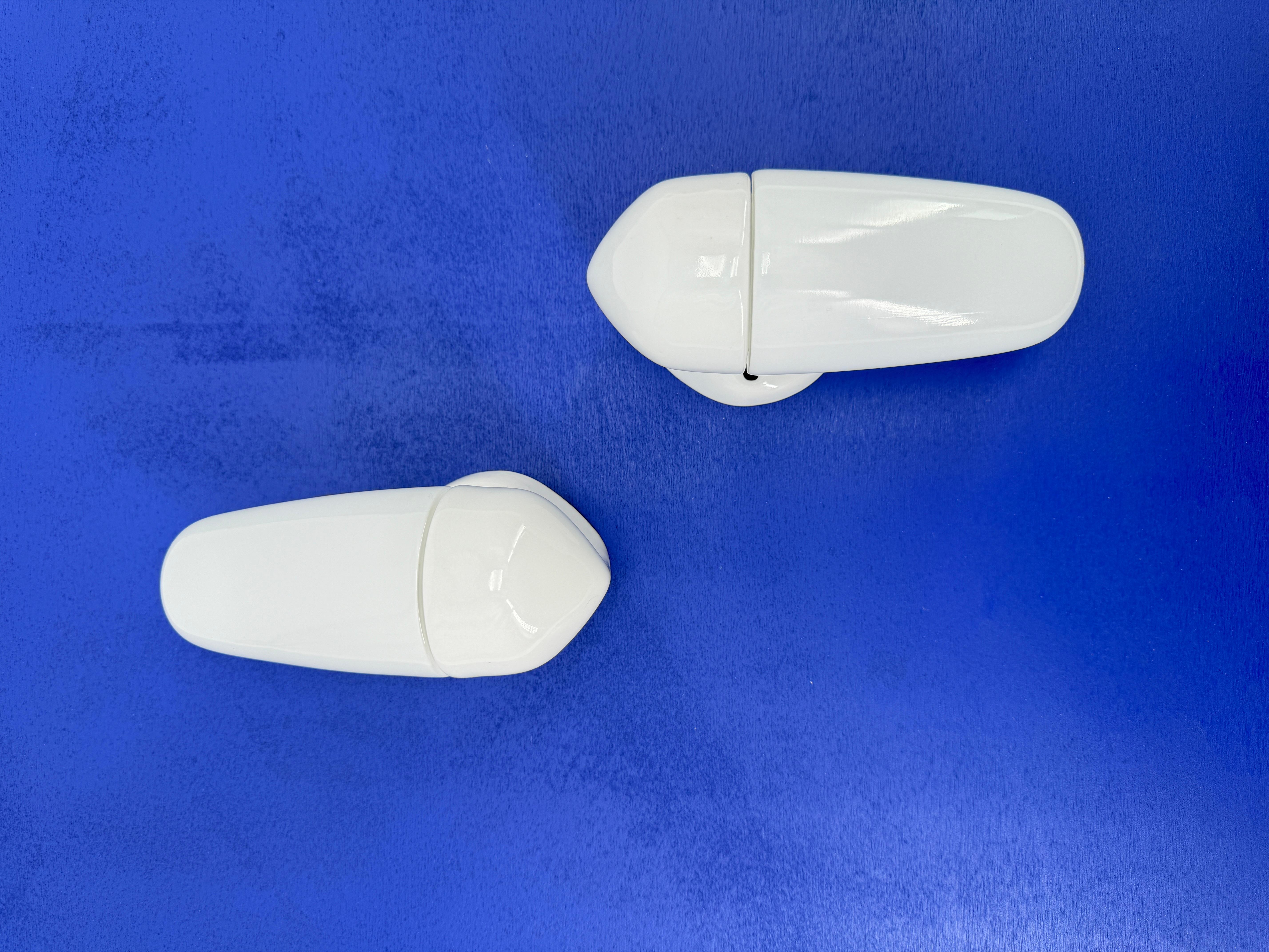 Lampe murale en céramique blanche par Wilhelm Wagenfeld pour Lindner des années 1950 en vente 8