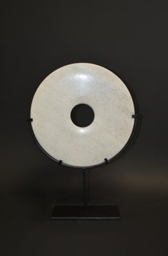 White Ceremonial Granite Bi Disc