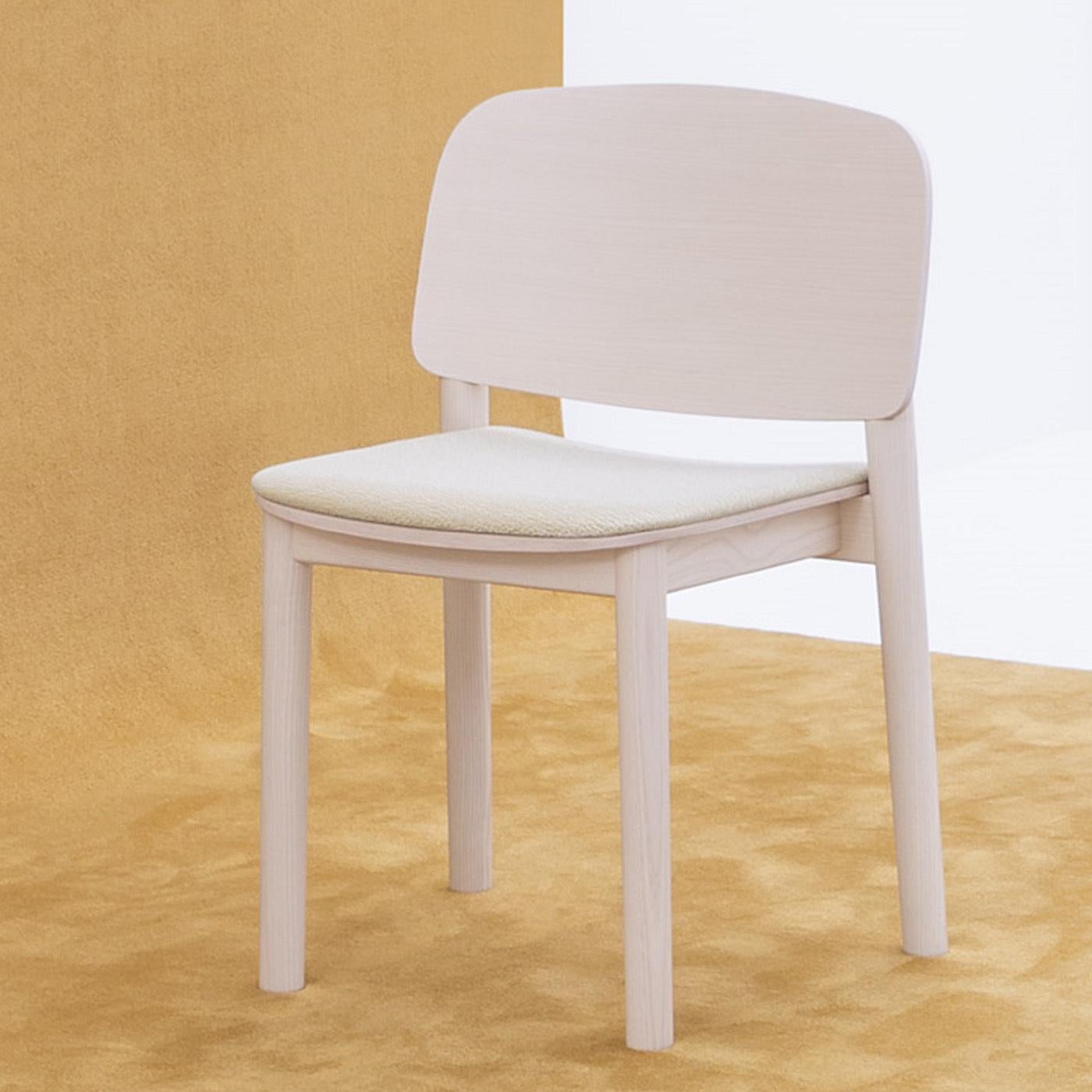 Modern White Chair by Harri Koskinen For Sale