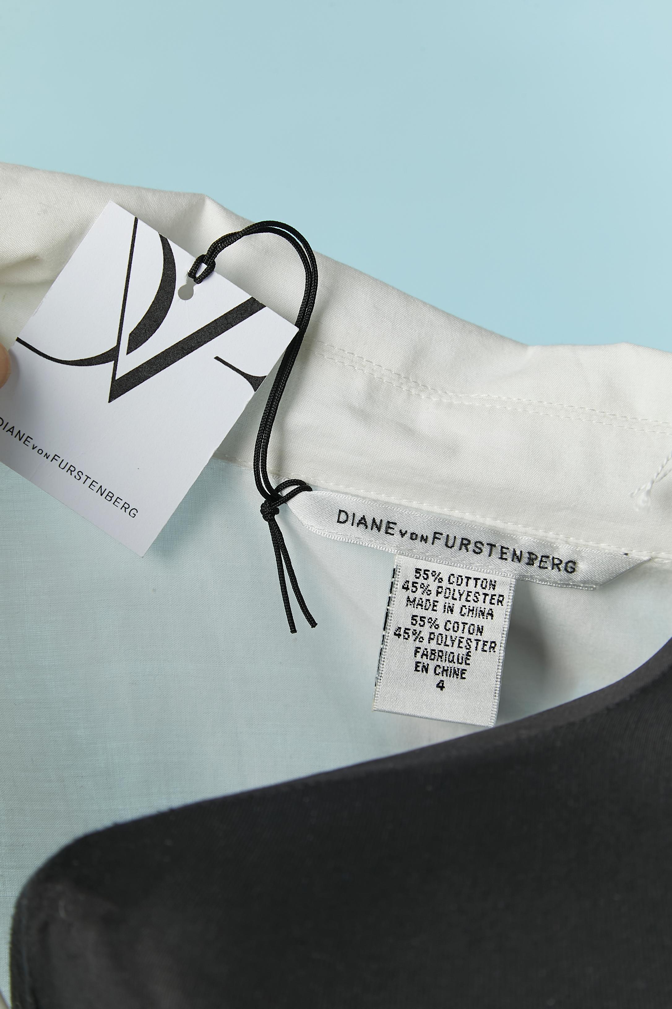 Women's White chemise dress Diane Von Furstenberg New with tag For Sale