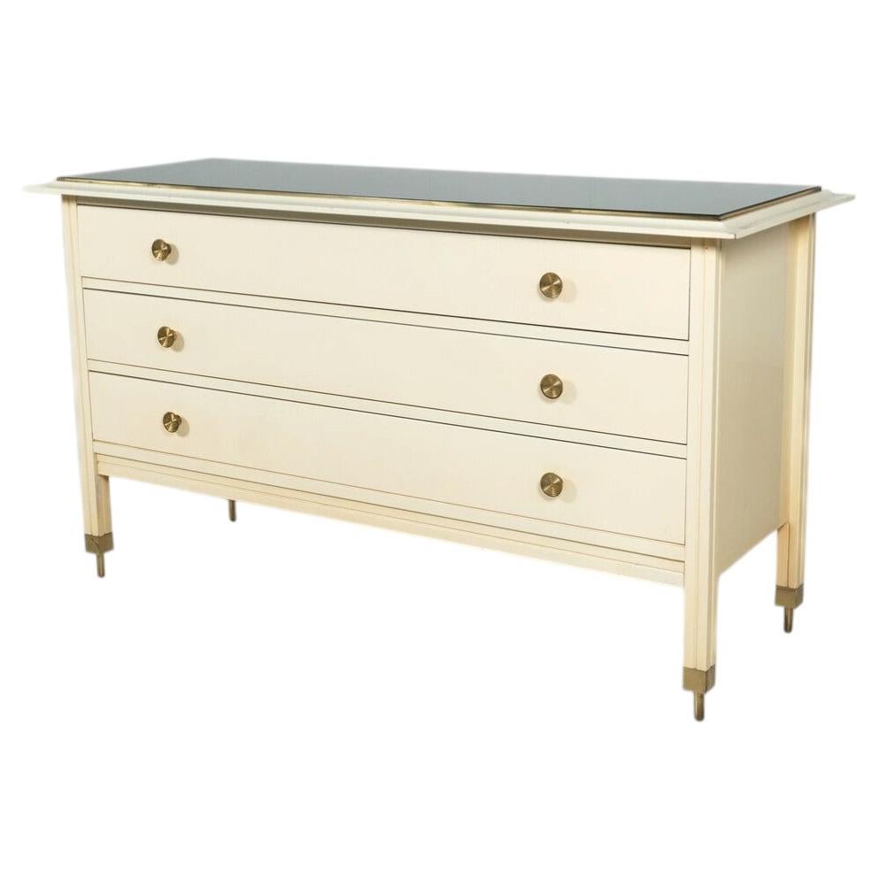 Commode blanche par Carlo De Carli, Italie, années 1960 en vente