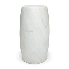 White Chinese Marble Drum