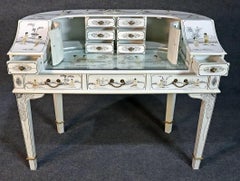 White Chinoiserie Carlton House Desk