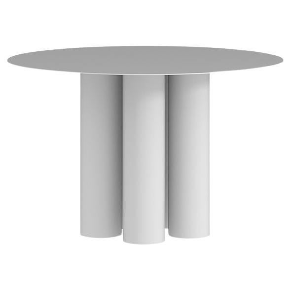 White Chunky Dining Table For Sale