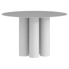 Table de salle à manger en bois blanc Whiting
