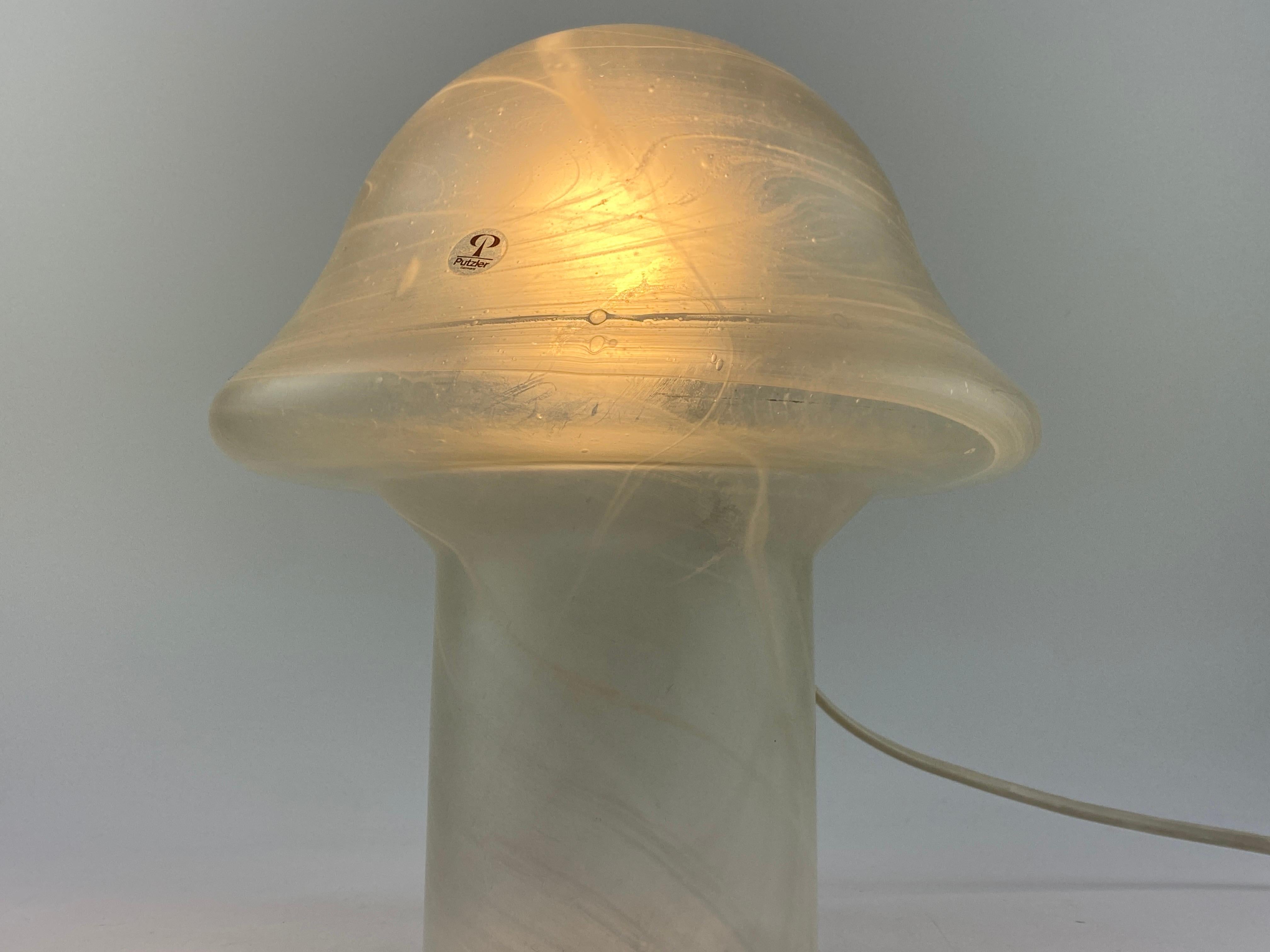 clear mushroom lamp