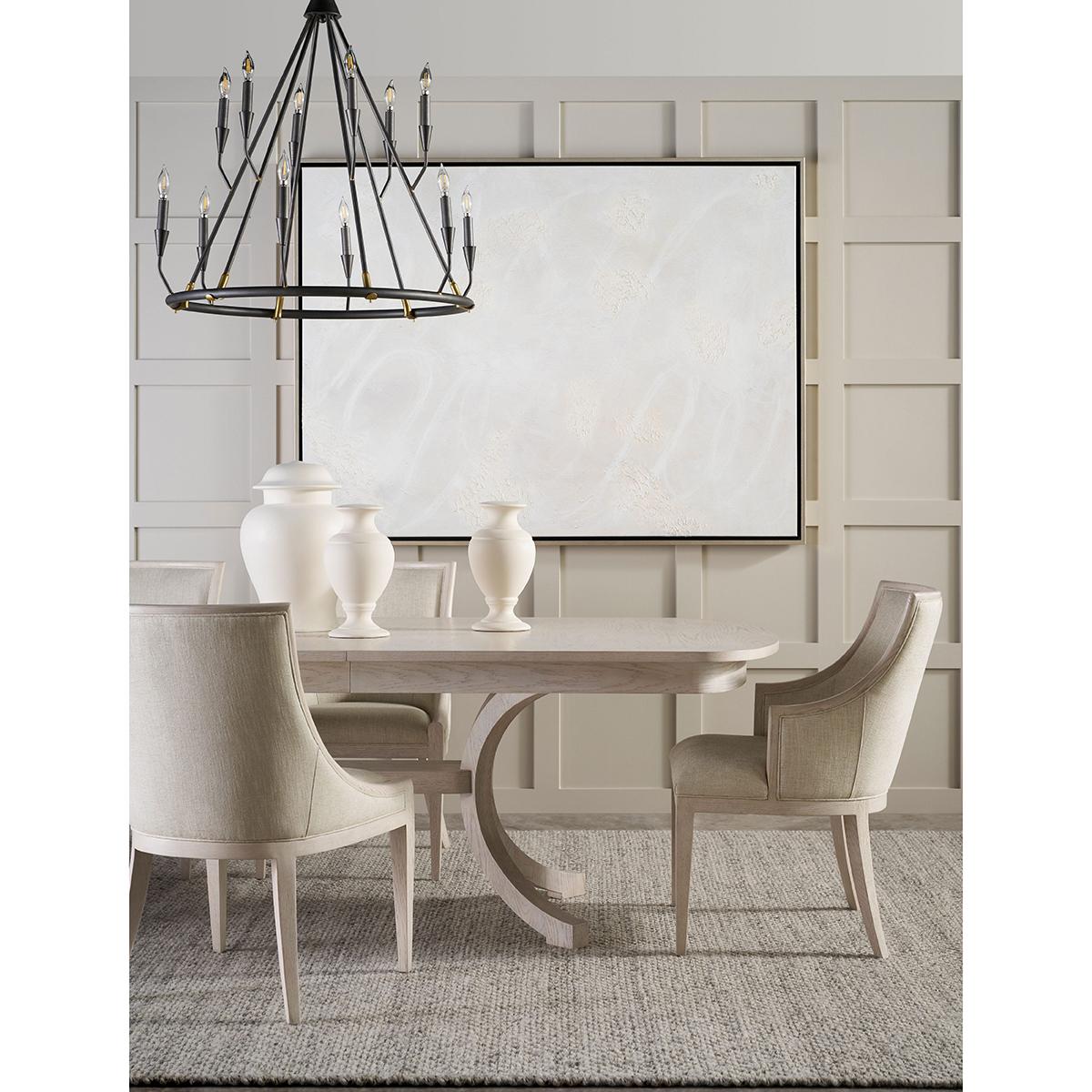 Table de salle à manger côtier blanche Neuf - En vente à Westwood, NJ