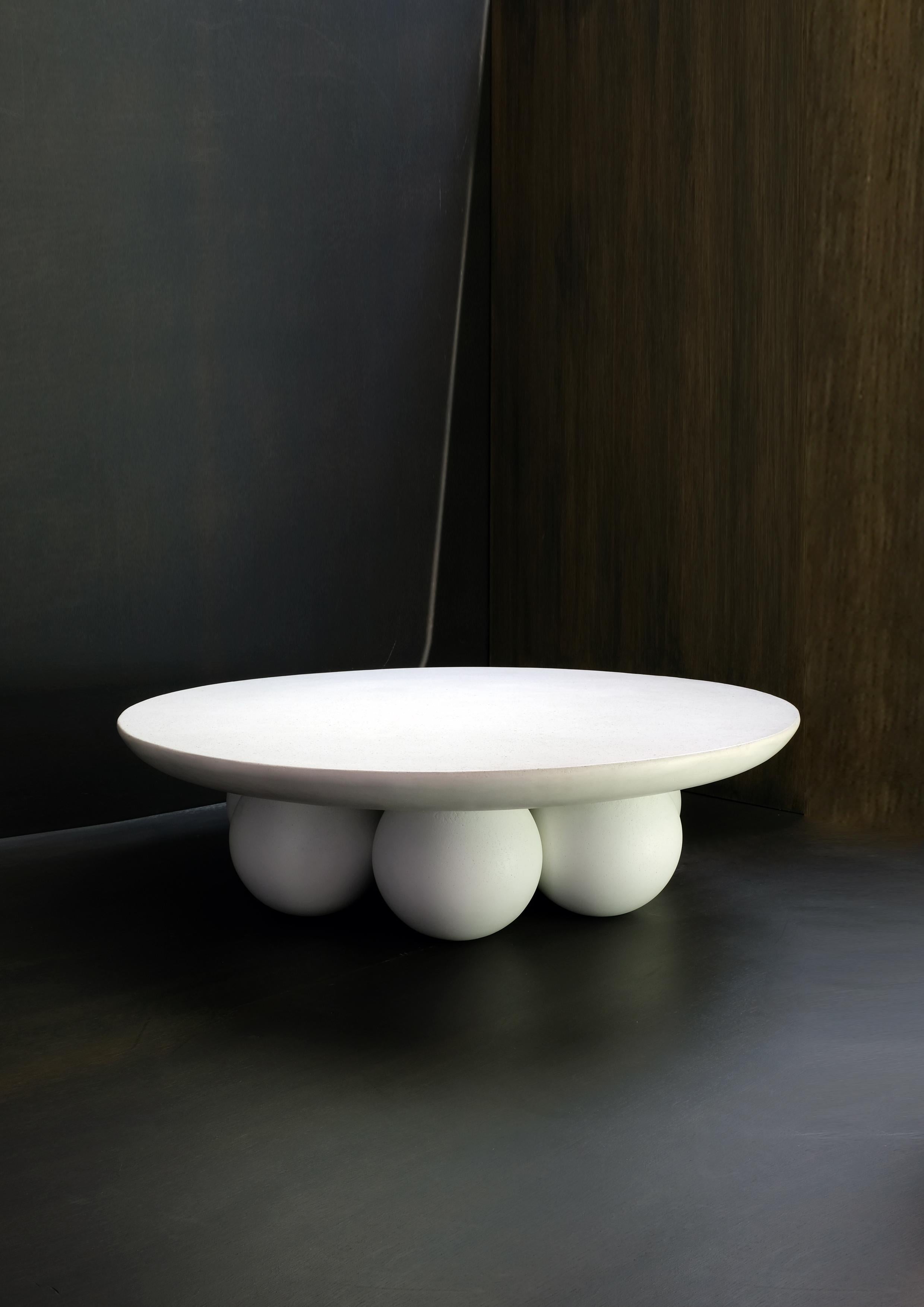 PIEDI COFFEE TABLE is part of our mono-material object collection. The effortless pairing of the monolithic body with the articulate feet gives this piece its playful beauty. 

Design: Alentes Atelier 
Material: Cast Stone
Made by hand in Greece,
