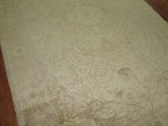 Zabihi Collection White Vintage Turkish Keysari Rug