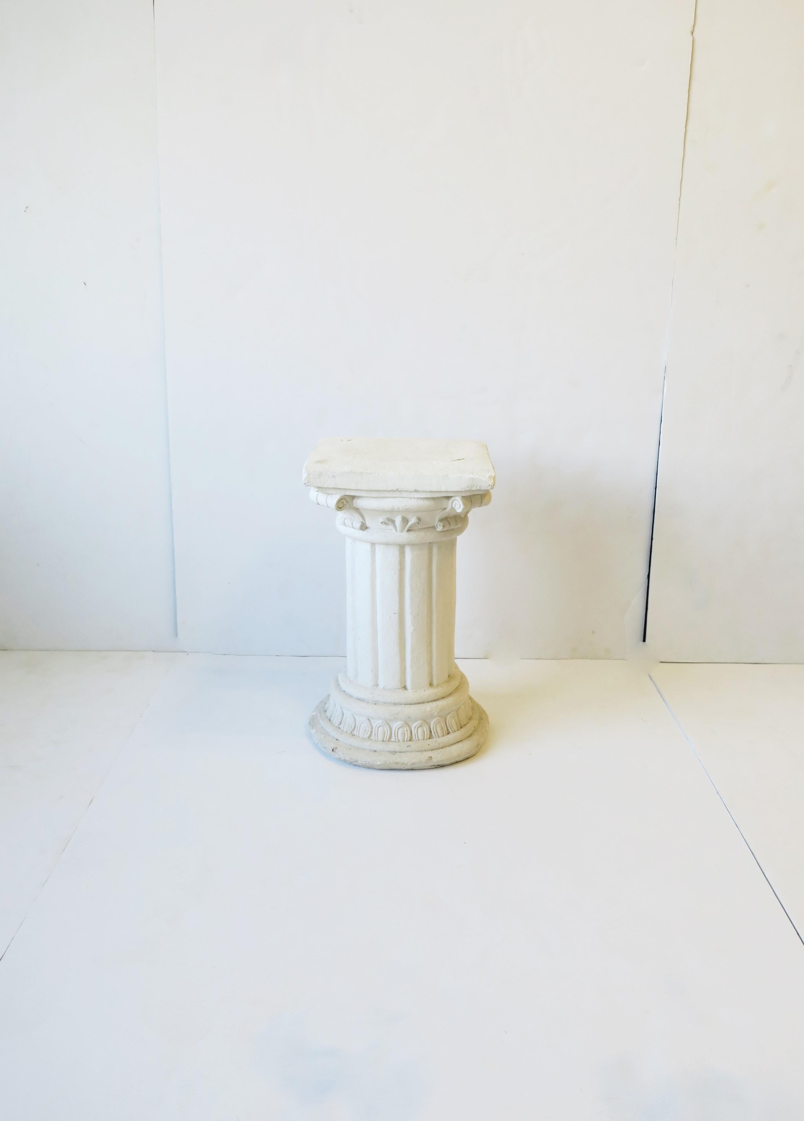 greek pillar side table