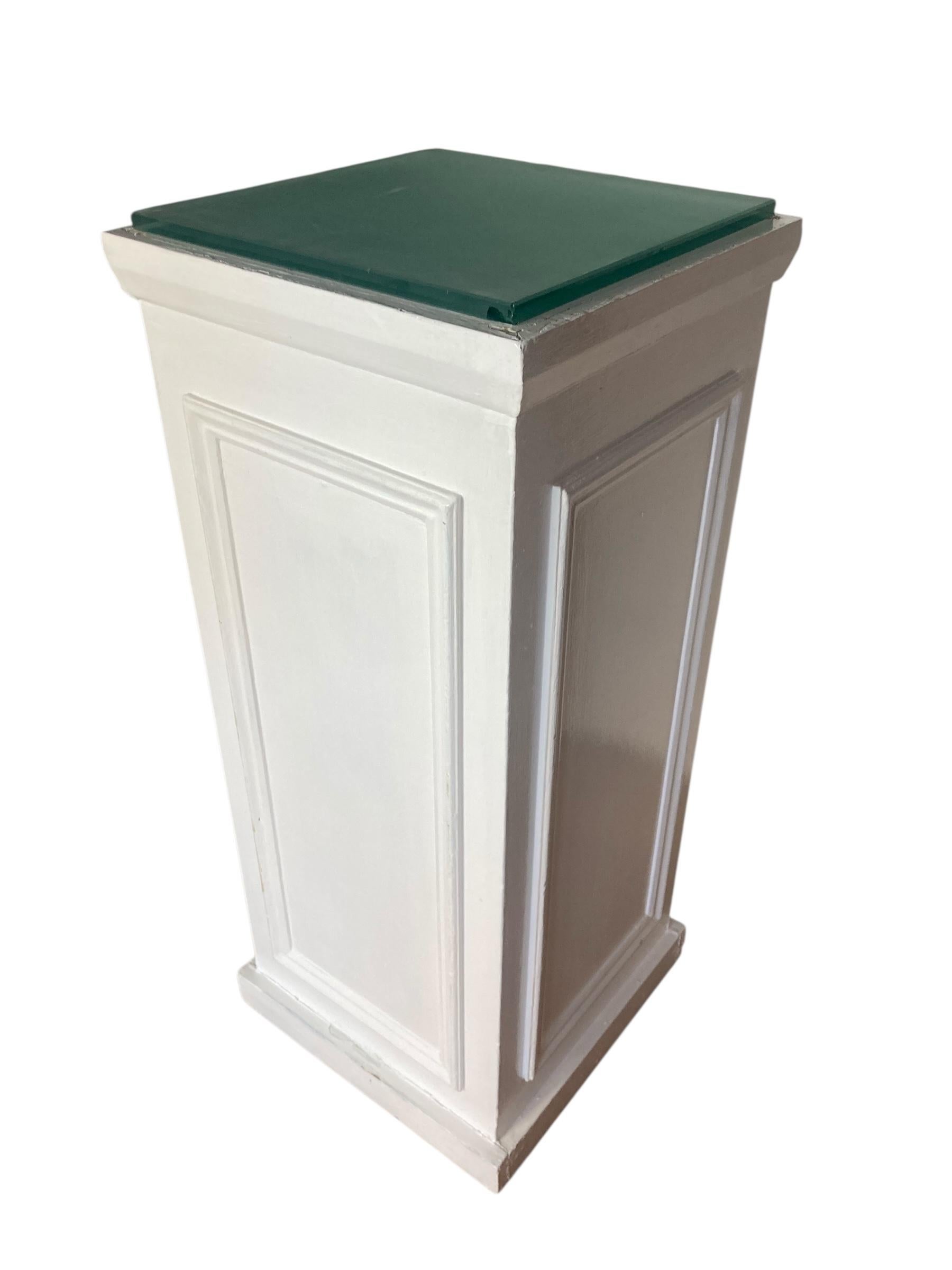 White Column Plynth, plant, urn or bust stand. Event furniture For Sale 2