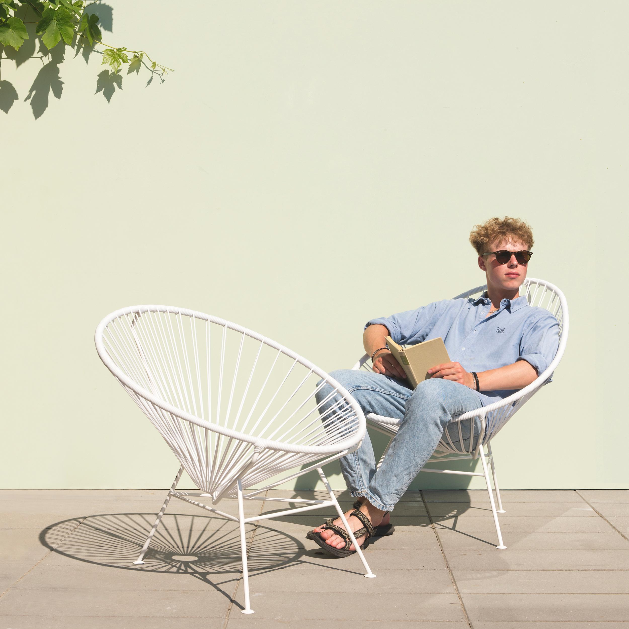 Postmoderno Sedia Whiting Condesa, struttura bianca, di OK Design in vendita