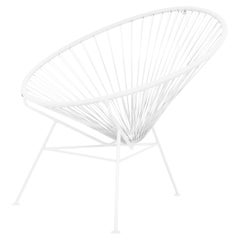 White Condesa Chair, White Frame, by OK Design