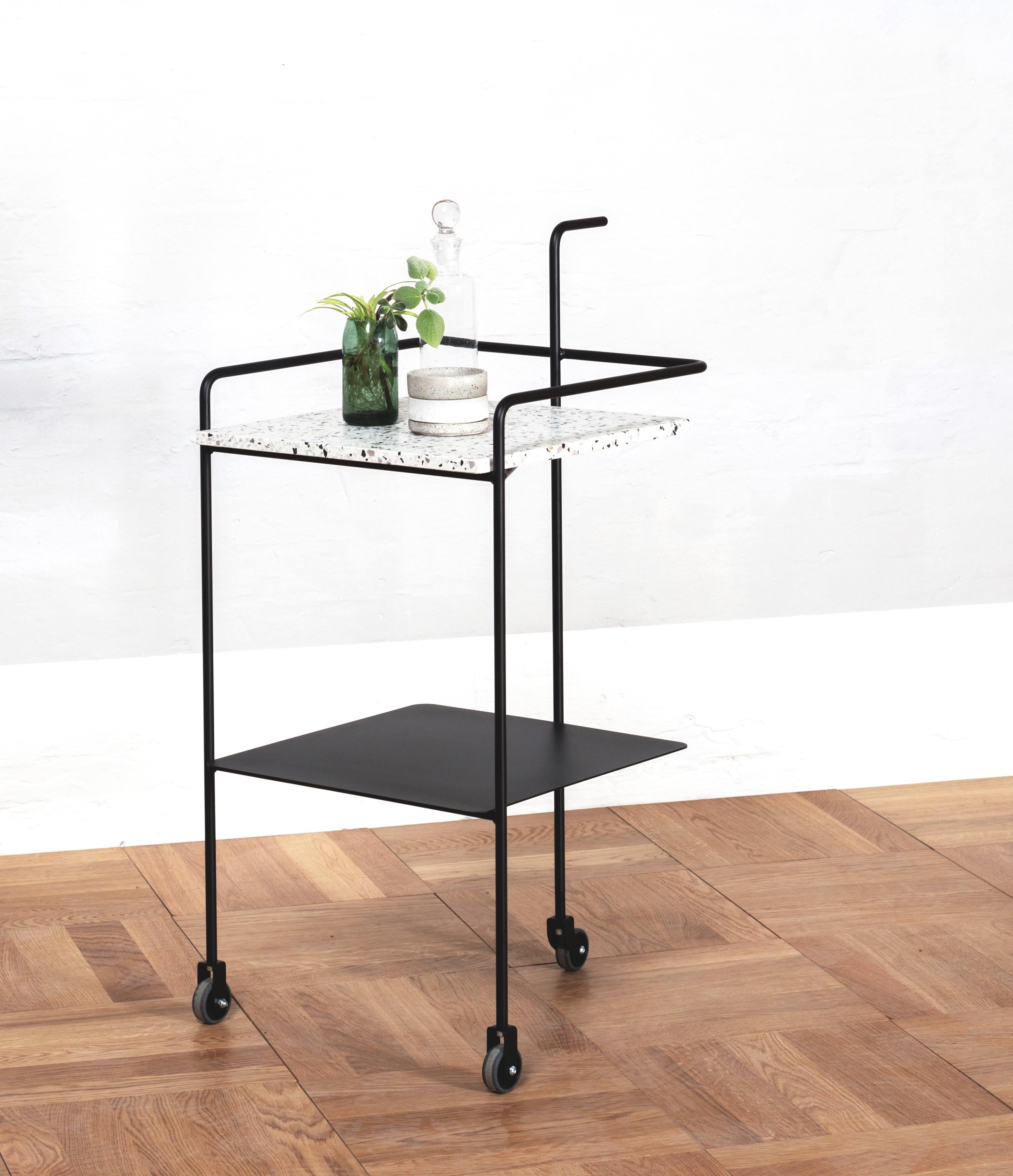 Postmoderne Chariot à confettis blanc par OK Design/One en vente