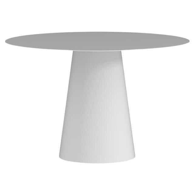 White Conic Dining Table For Sale