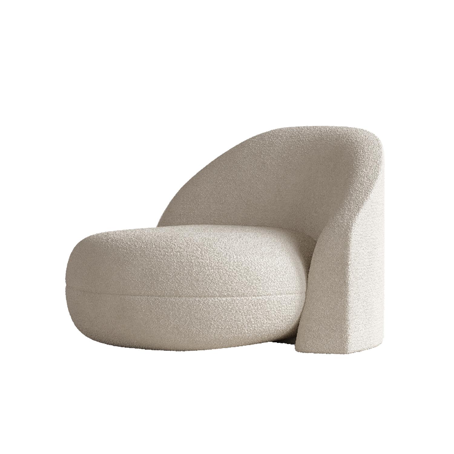 Post-Modern White Connection Chair by Plyus Design For Sale