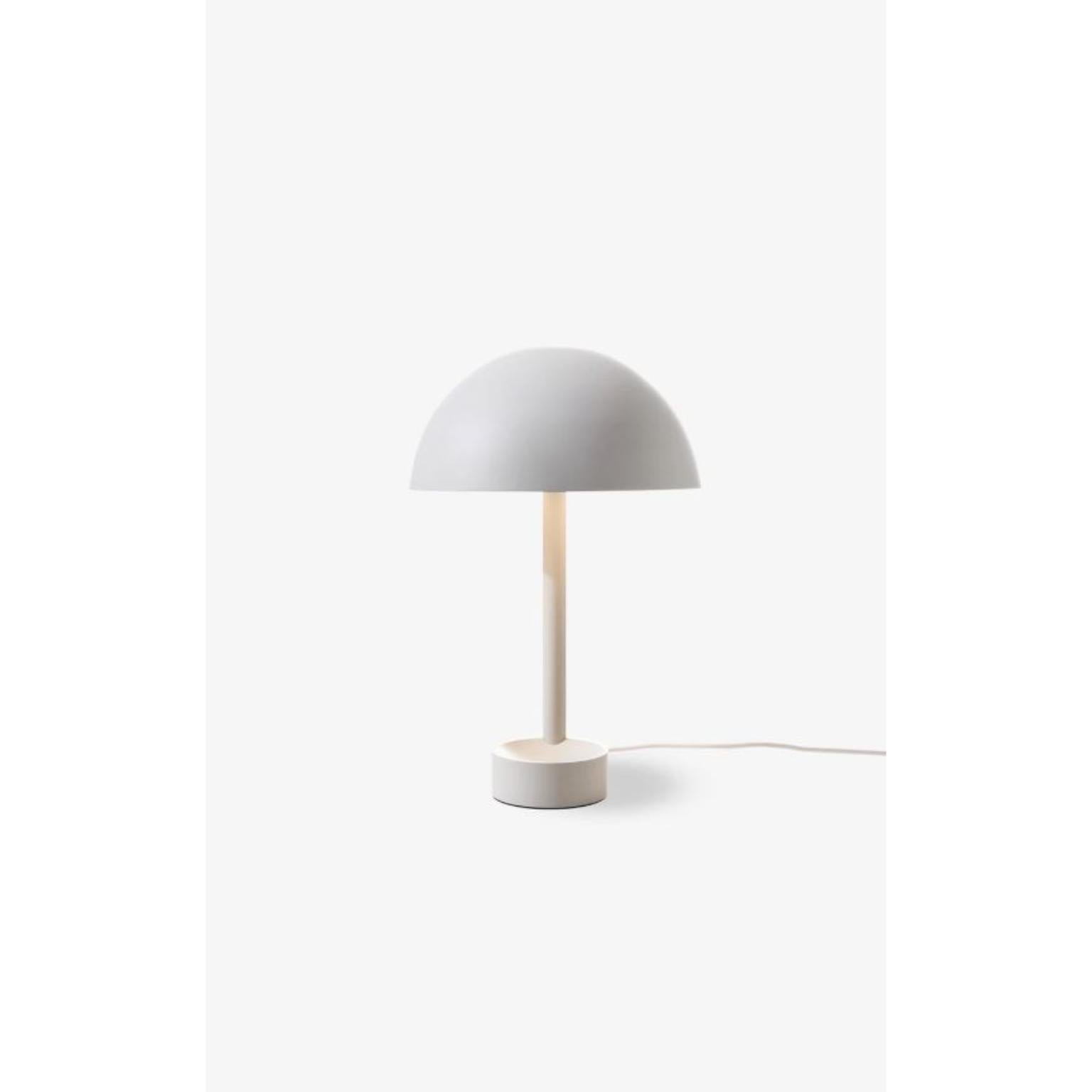Post-Modern White Copa Table Lamp by Wentz For Sale
