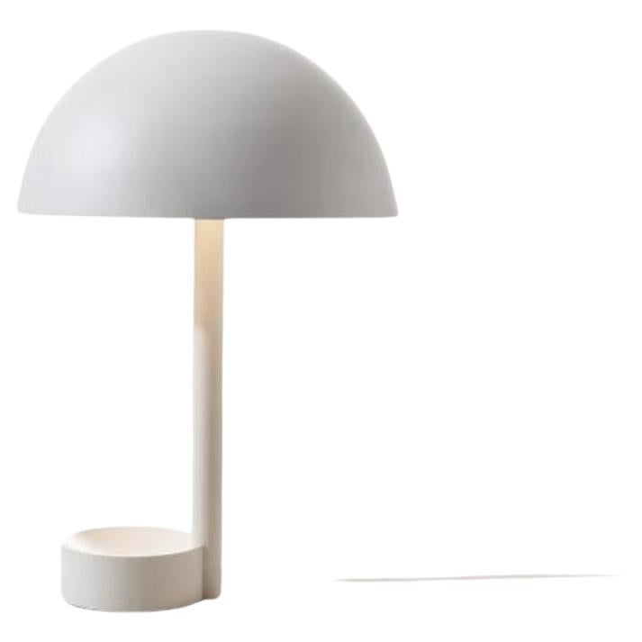 White Copa Table Lamp by Wentz For Sale