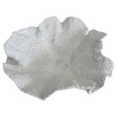 White Coral Motif Bowl