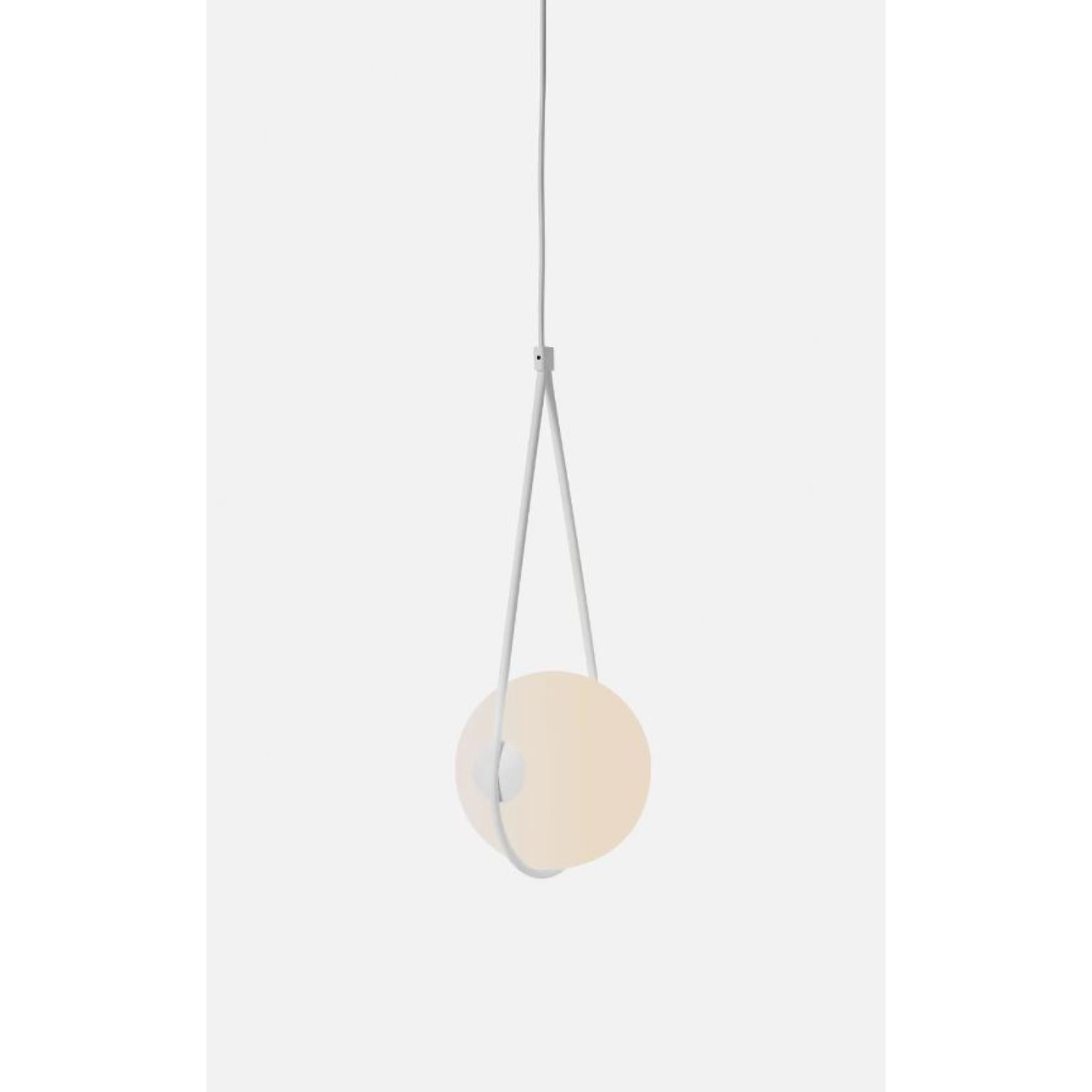 Brazilian White Corda Pendant Lamp by Wentz For Sale