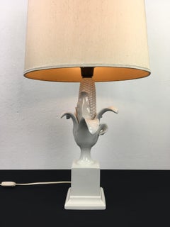 White Corn Cob Table Lamp, Italy, 1960s