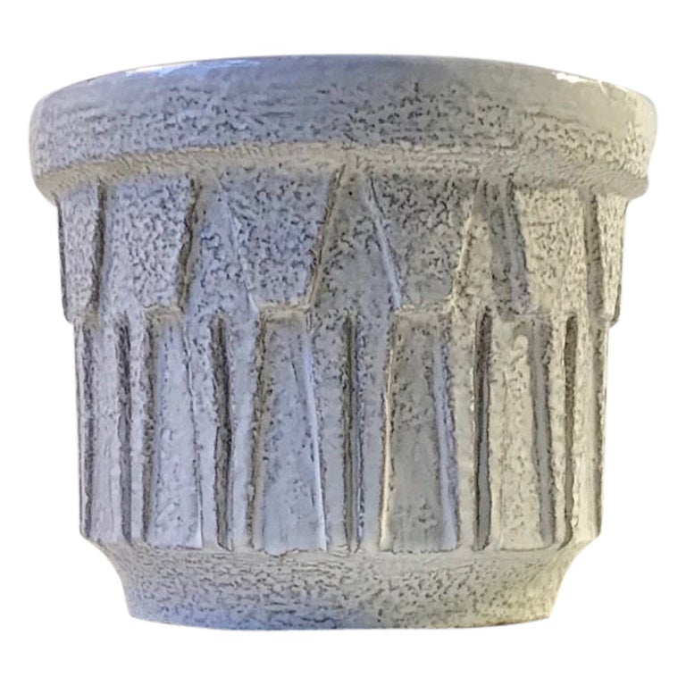 Jardinière Cosmos blanche de Ceramano, années 1960, Allemagne de l'Ouest en vente