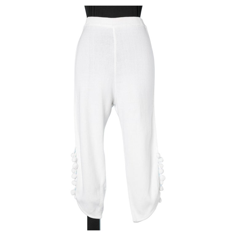 White cotton jodhpur pants laced in the back Chantal Thomass For Sale at  1stDibs | jodhpur jeans, cavaricci pants with belt