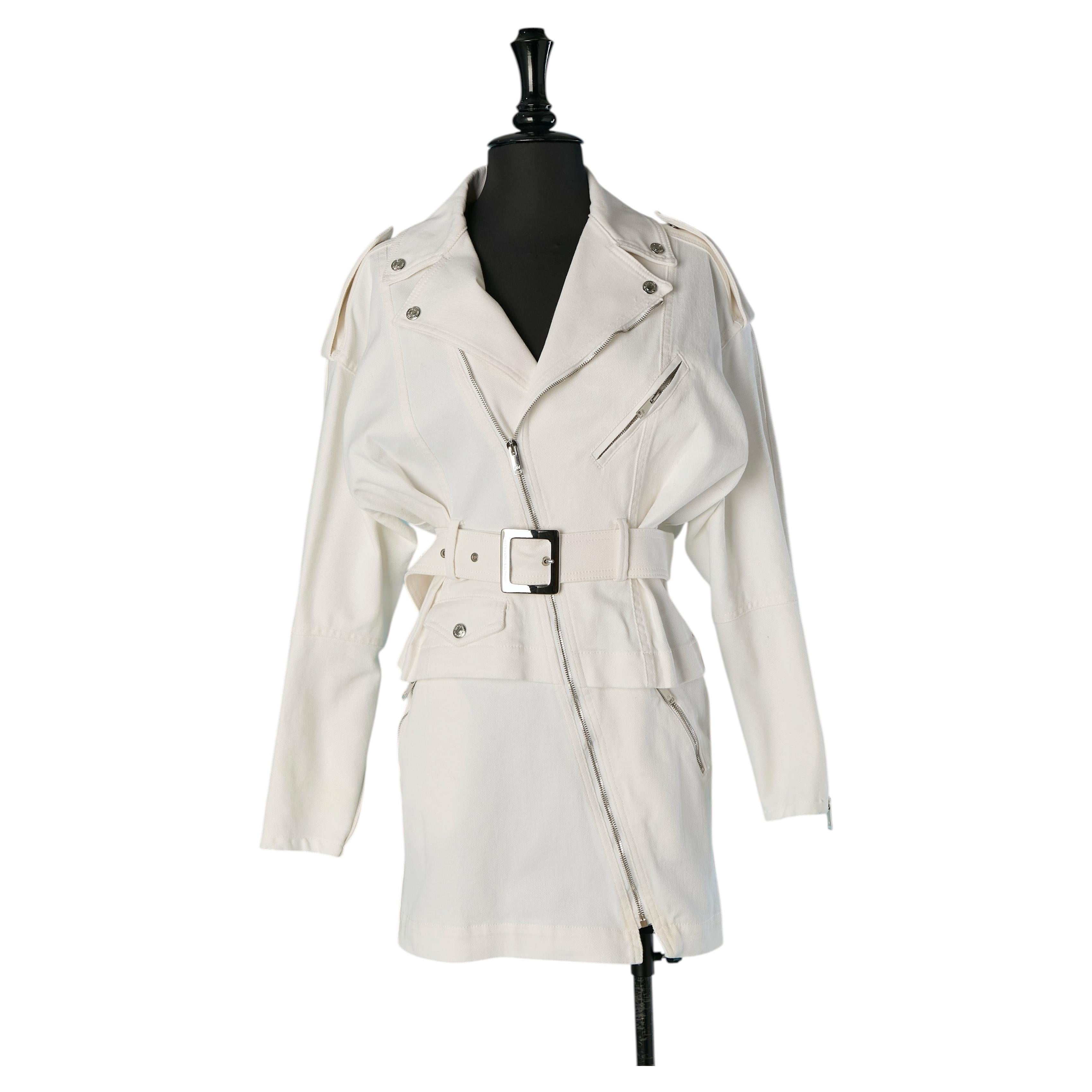 White cotton mini dress ALEXANDRE VAUTHIER