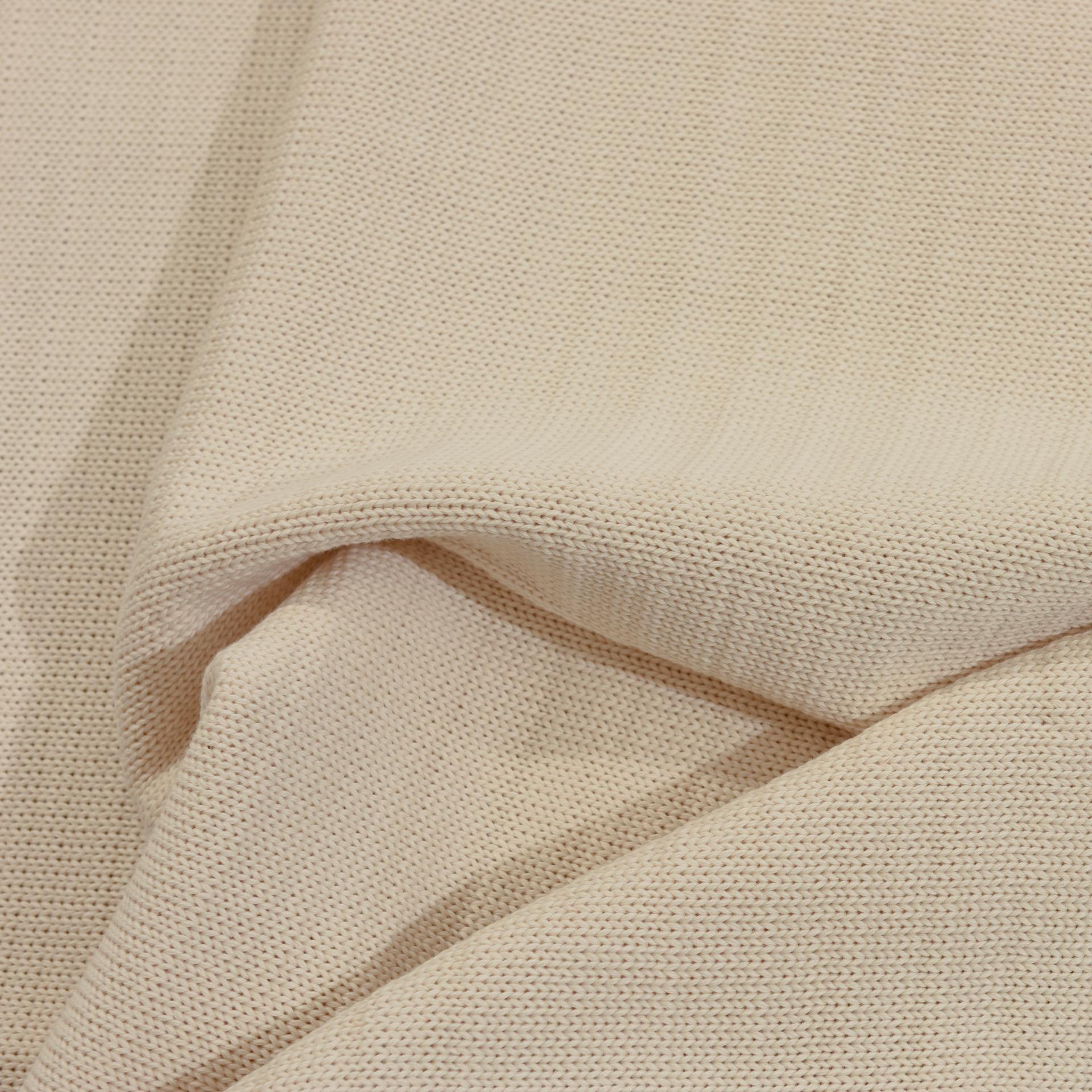 Fatto a macchina Plaid di cotone bianco mai usato in vendita
