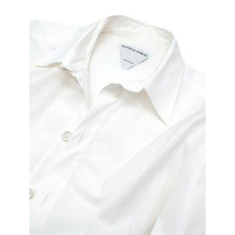 white poplin shirt dress