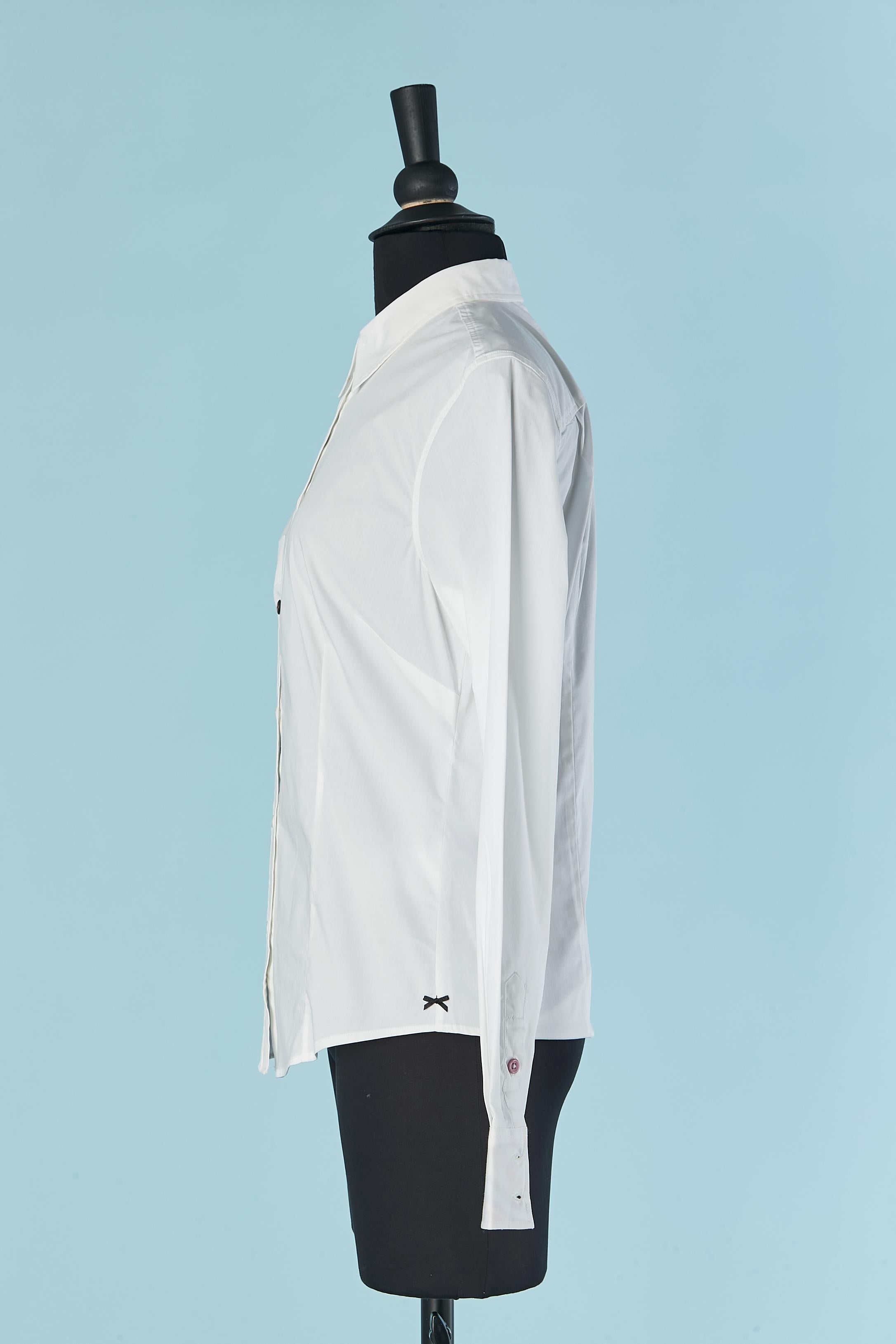Women's White cotton shirt Paul Smith Black Label New For Sale