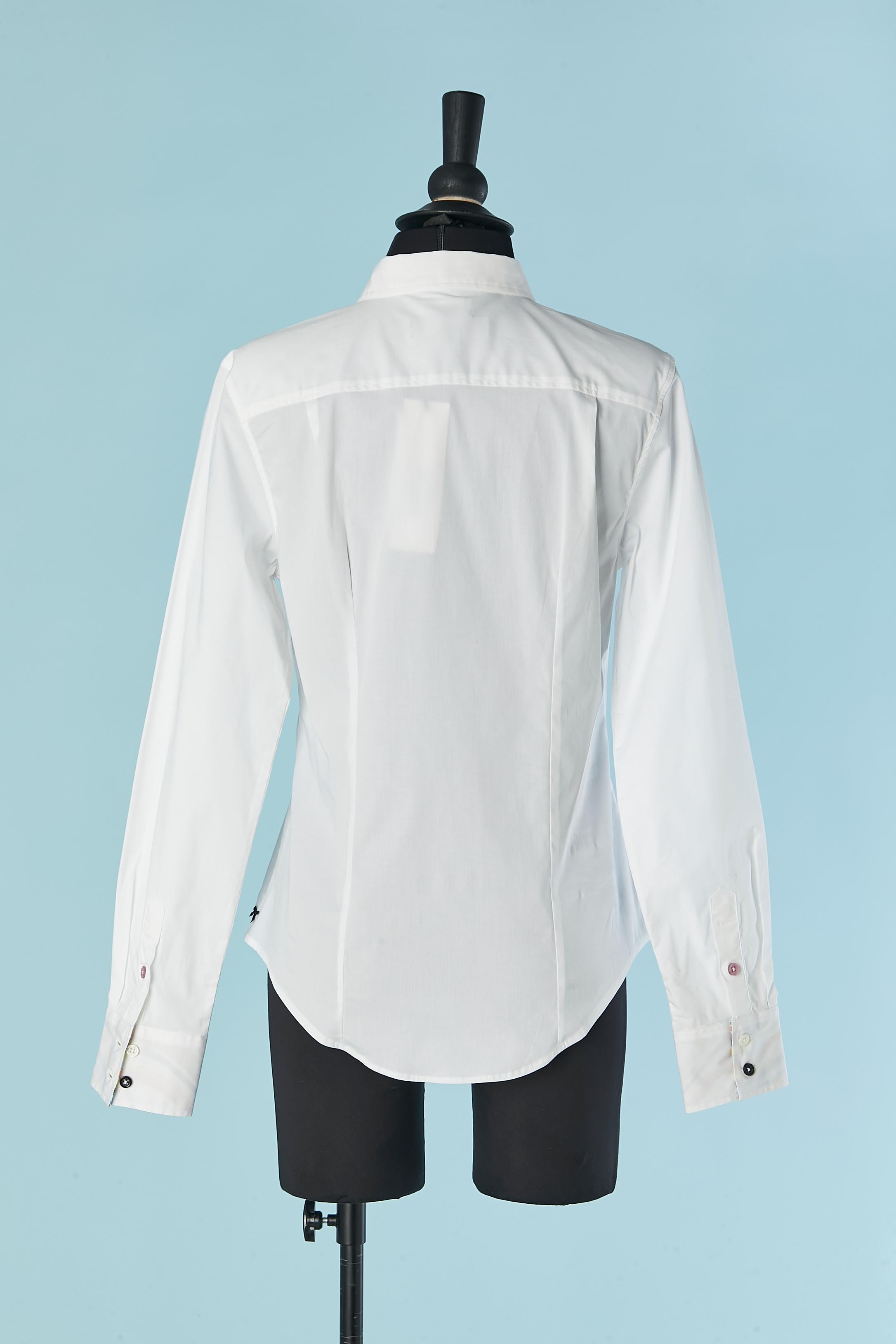 White cotton shirt Paul Smith Black Label New For Sale 2
