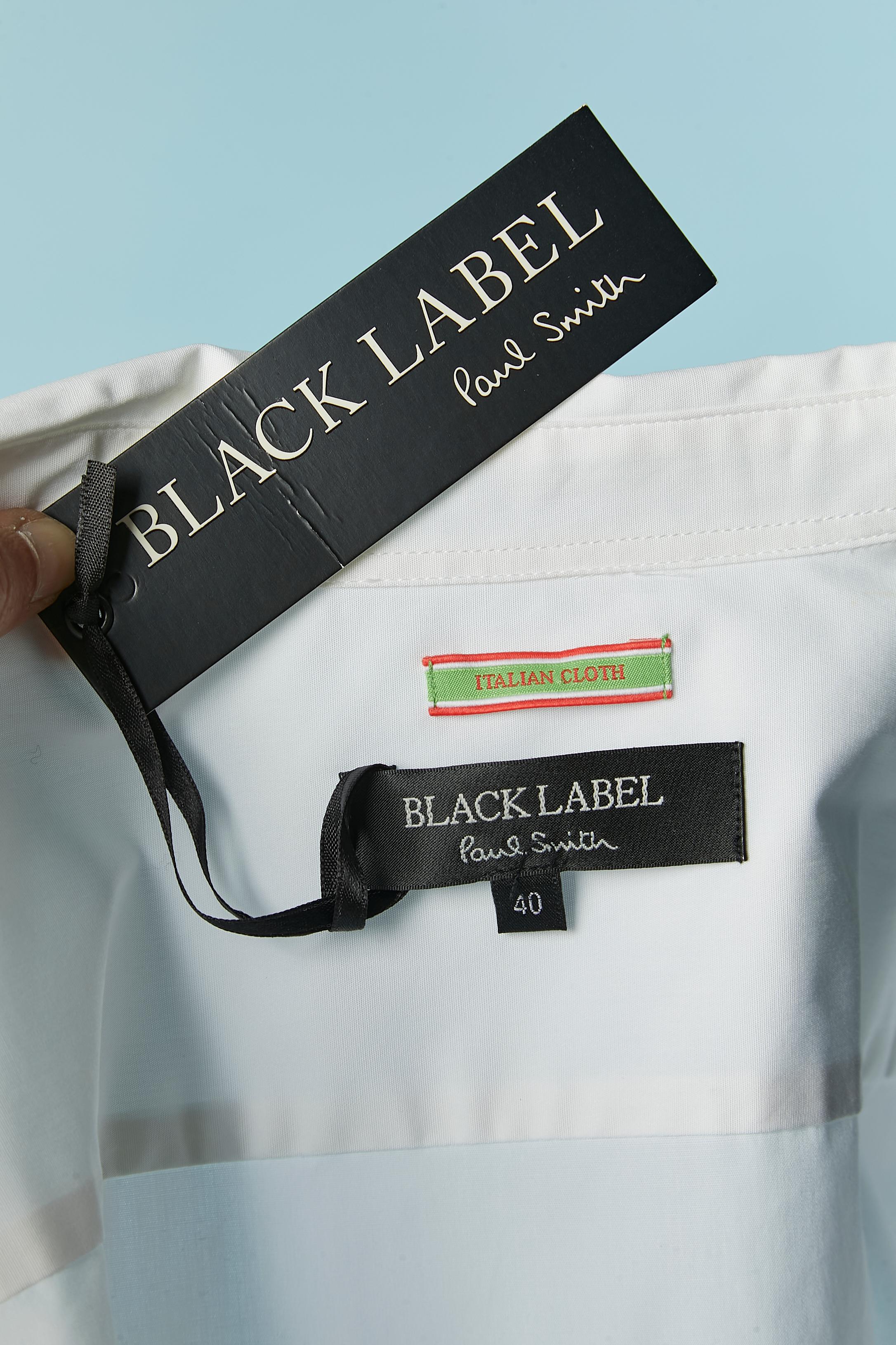 White cotton shirt Paul Smith Black Label New For Sale 3