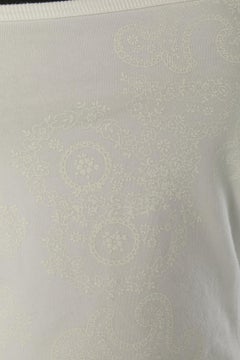 White cotton short sleeve tee-shirt ALAIA