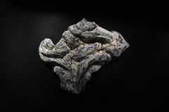 Weiße Craquel Haut 22 Skulptur von Vica Ceramica