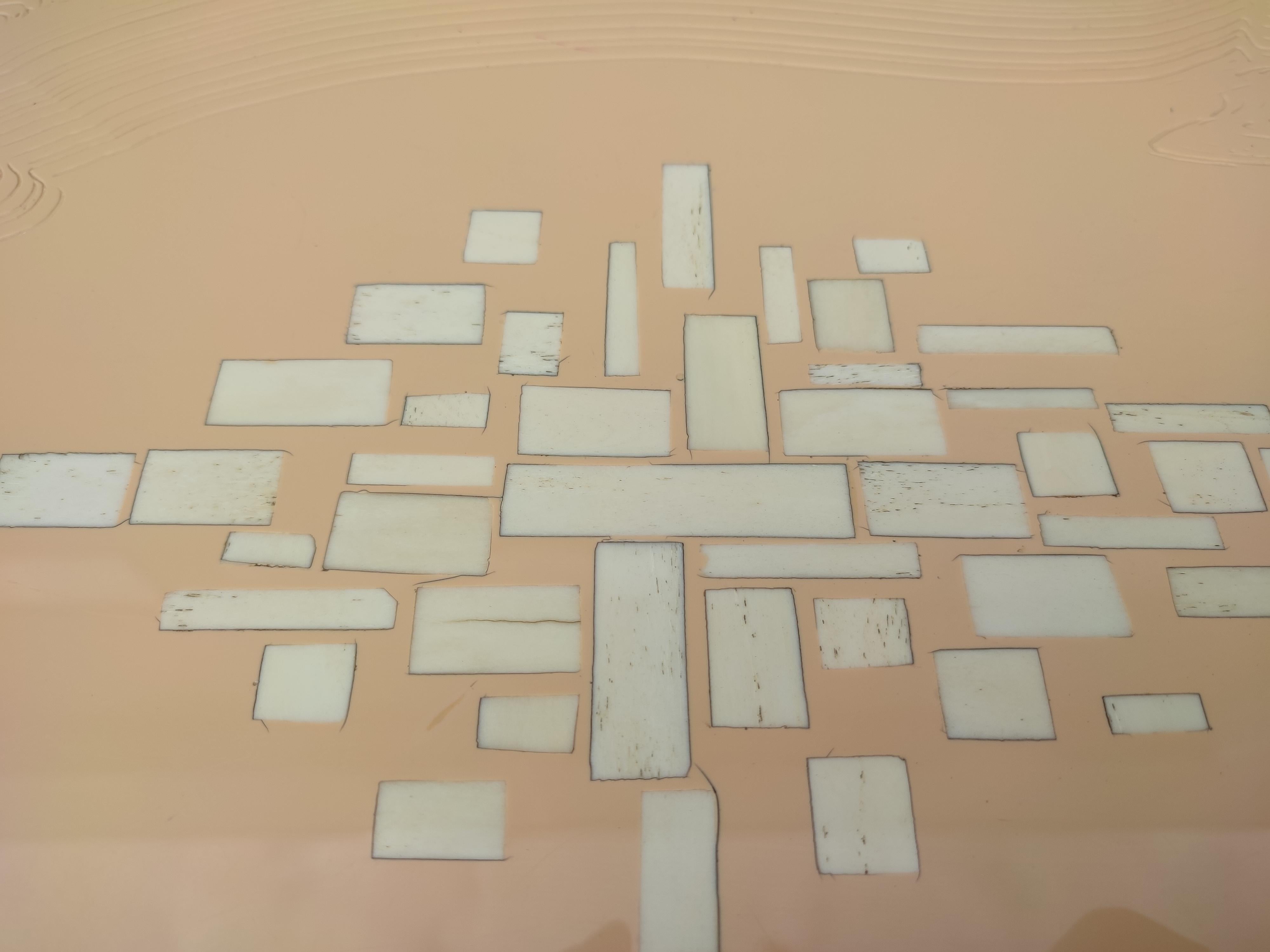 Consola de resina crema blanca de Jean Claude Dresse, Bélgica Años 70 finales del siglo XX en venta
