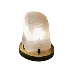 White Crystal Rock Table Lamp