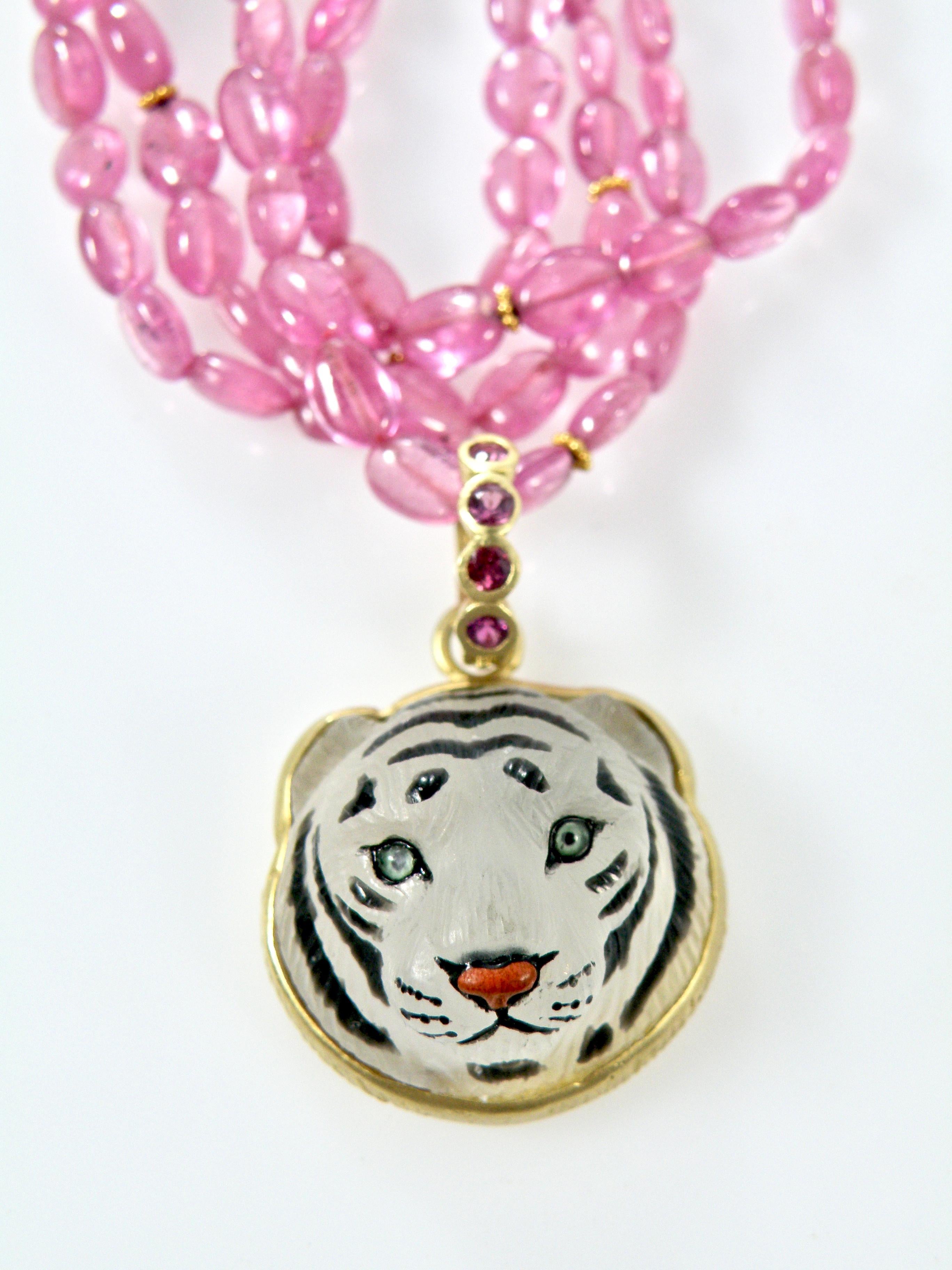 white tiger pendant